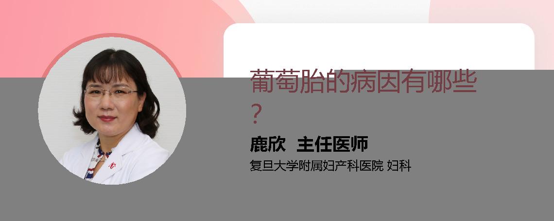 葡萄胎的病因有哪些？