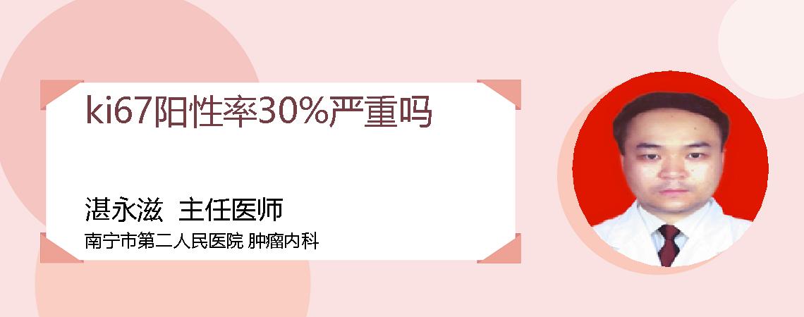 ki67阳性率30%严重吗