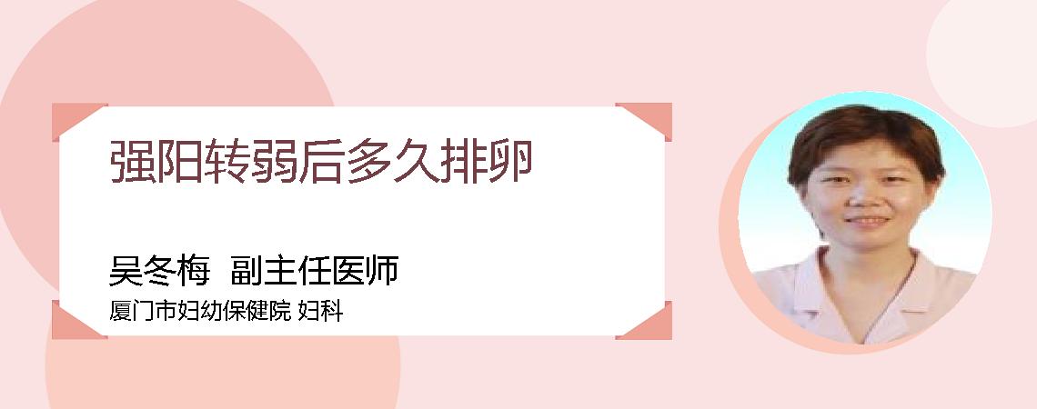 强阳转弱后多久排卵