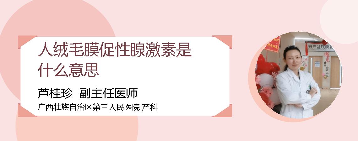 人绒毛膜促性腺激素是什么意思