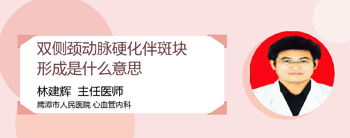 双侧颈动脉硬化伴斑块形成是什么意思