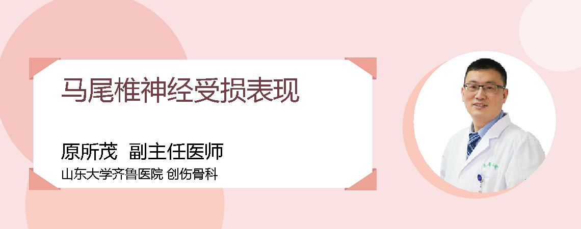 马尾椎神经受损表现