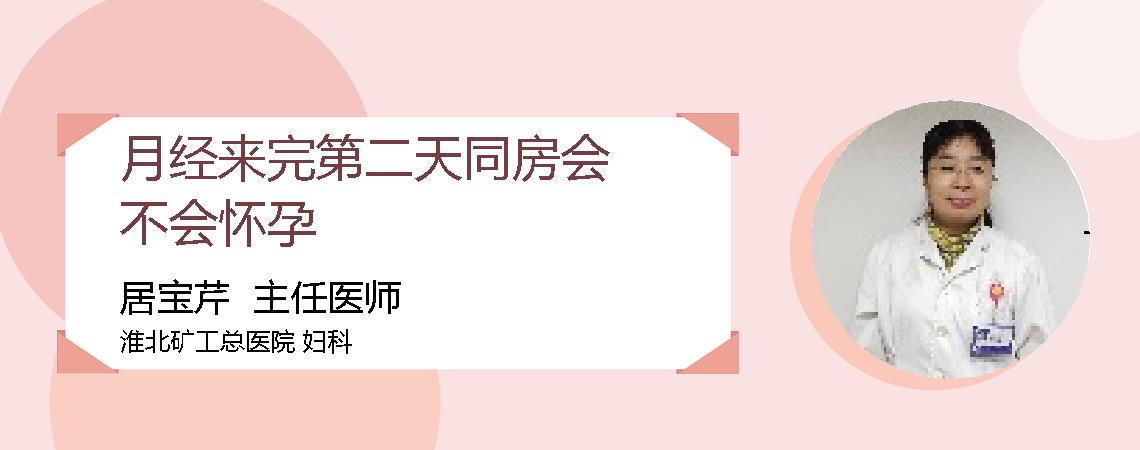 月经来完第二天同房会不会怀孕