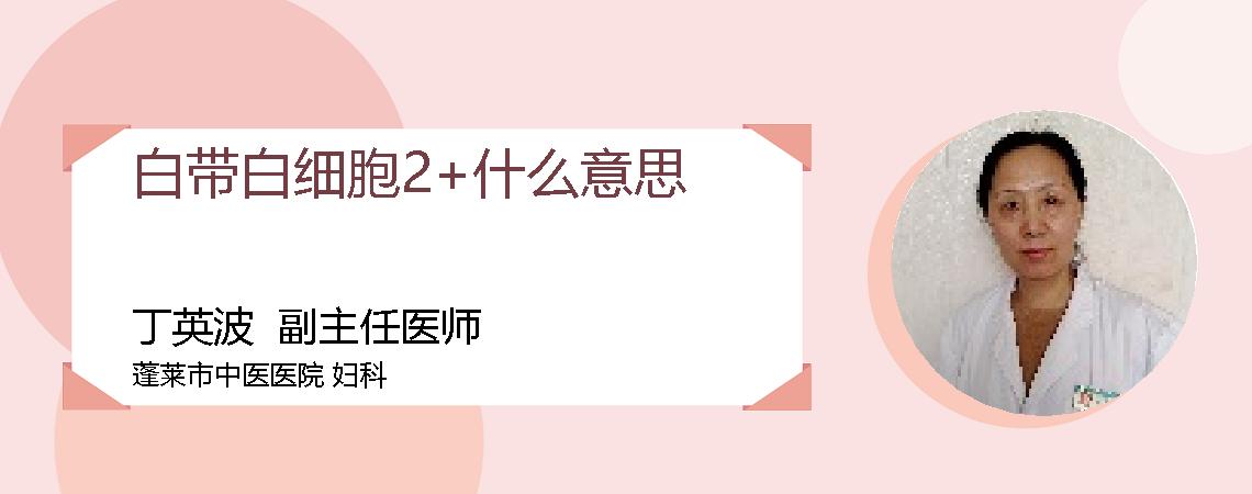 白带白细胞2+什么意思
