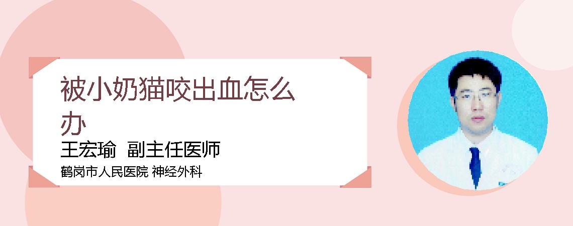 被小奶猫咬出血怎么办
