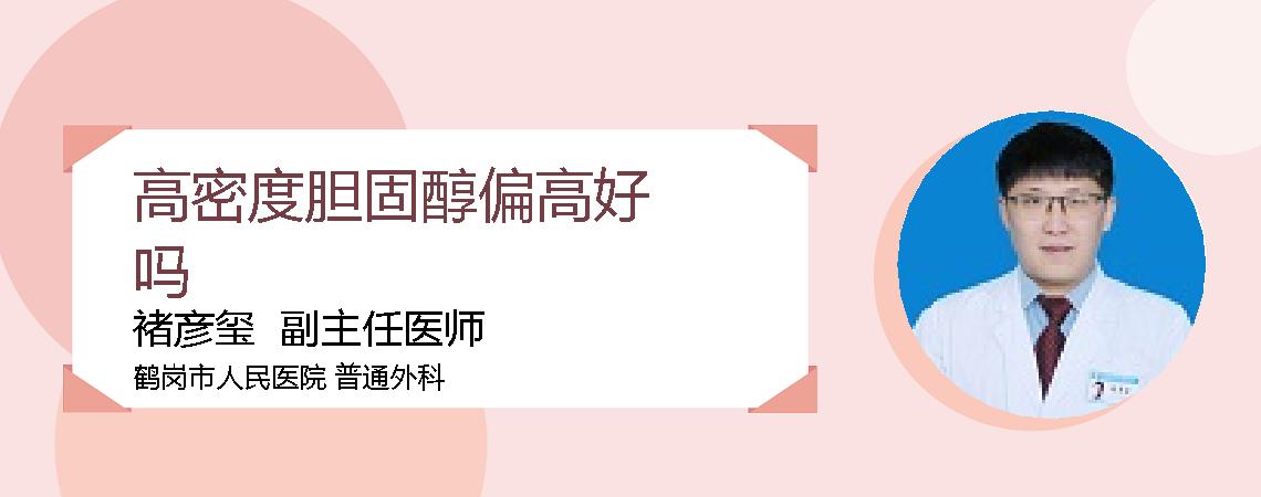 高密度胆固醇偏高好吗