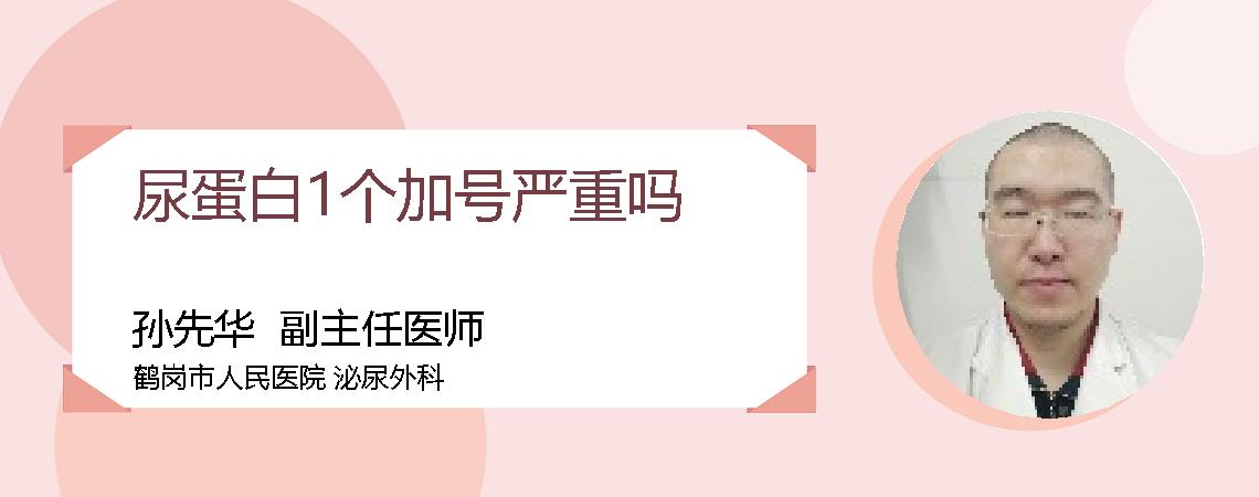 尿蛋白1个加号严重吗