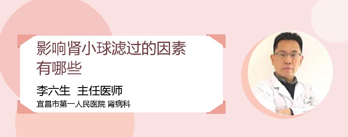 影响肾小球滤过的因素有哪些