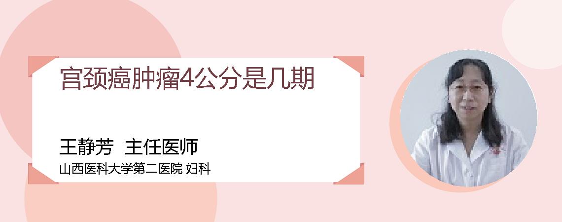 宫颈癌肿瘤4公分是几期