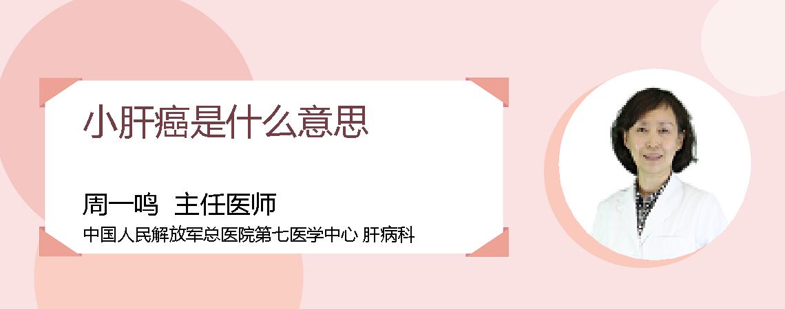 小肝癌是什么意思