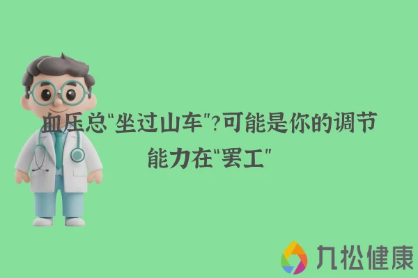 血压总“坐过山车”？可能是你的调节能力在“罢工”